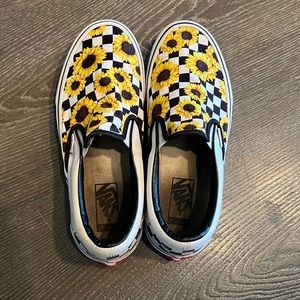 Custom Sunflower Vans